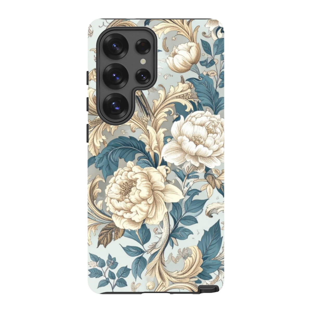 Samsung Tough  Case - Blue and Gold Summer