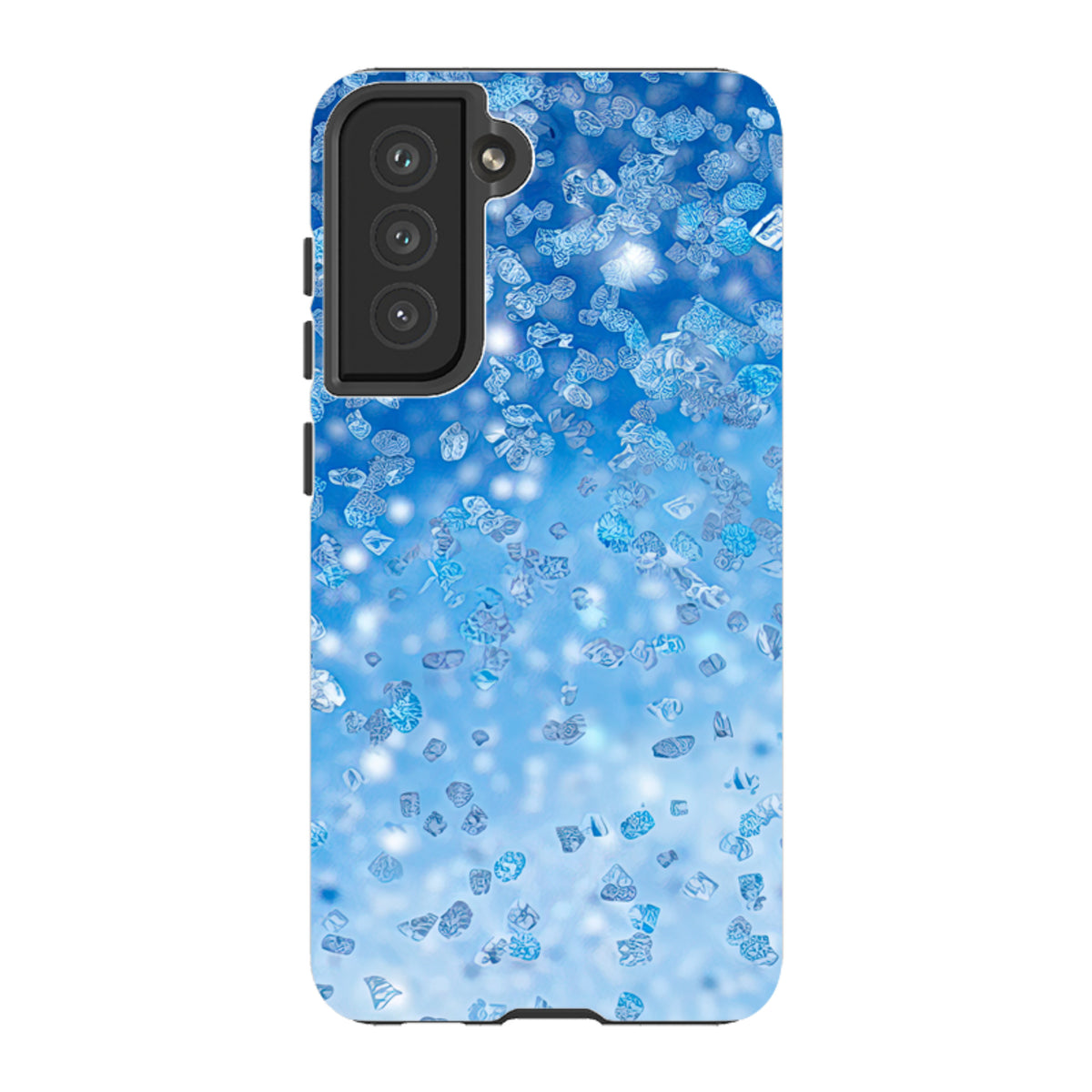 Samsung Tough Case - Син Глитер (Калъфът Не Блести)