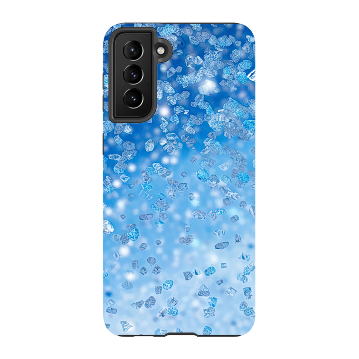 Samsung Tough Case - Син Глитер (Калъфът Не Блести)