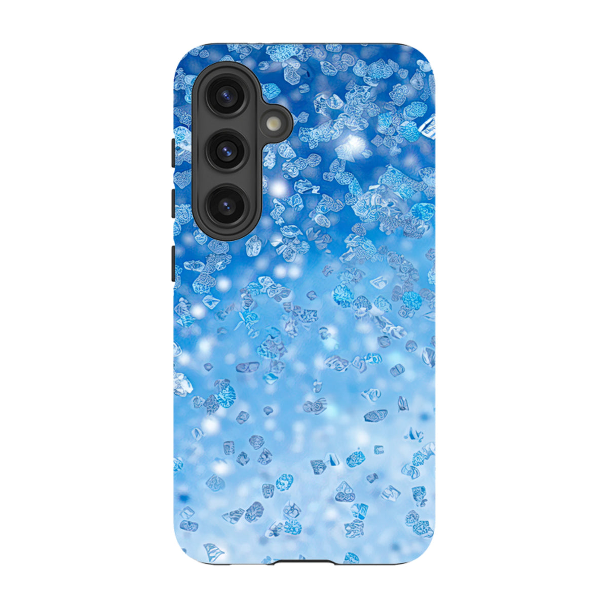 Samsung Tough Case - Син Глитер (Калъфът Не Блести)