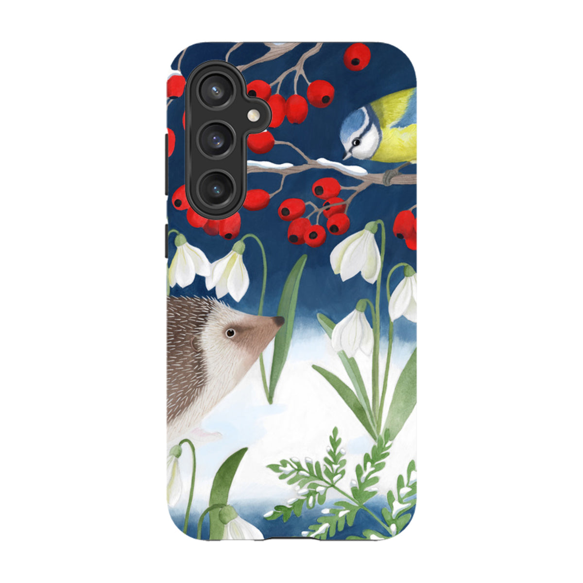 Samsung Tough Case - Blue Tit And Hedgehog By Bex Parkin