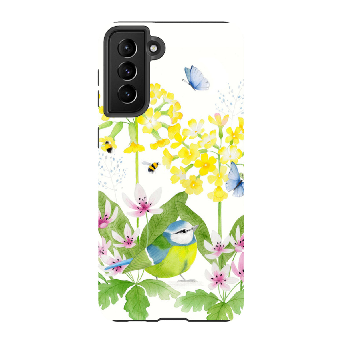 Samsung Tough Case - Blue Tit Garden By Bex Parkin