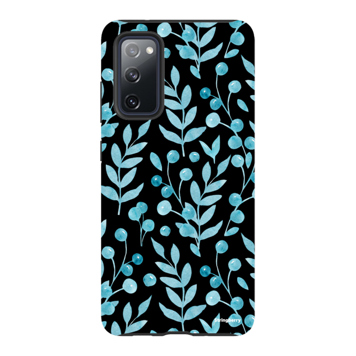 Samsung Tough Case - Blue Xmas Florals