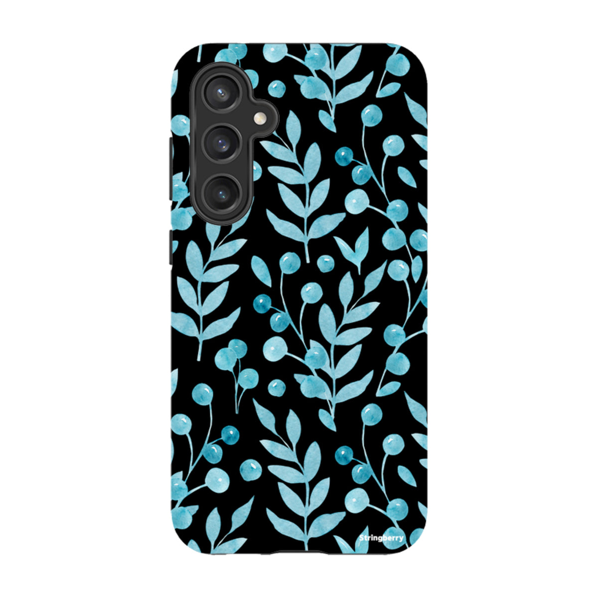 Samsung Tough Case - Blue Xmas Florals