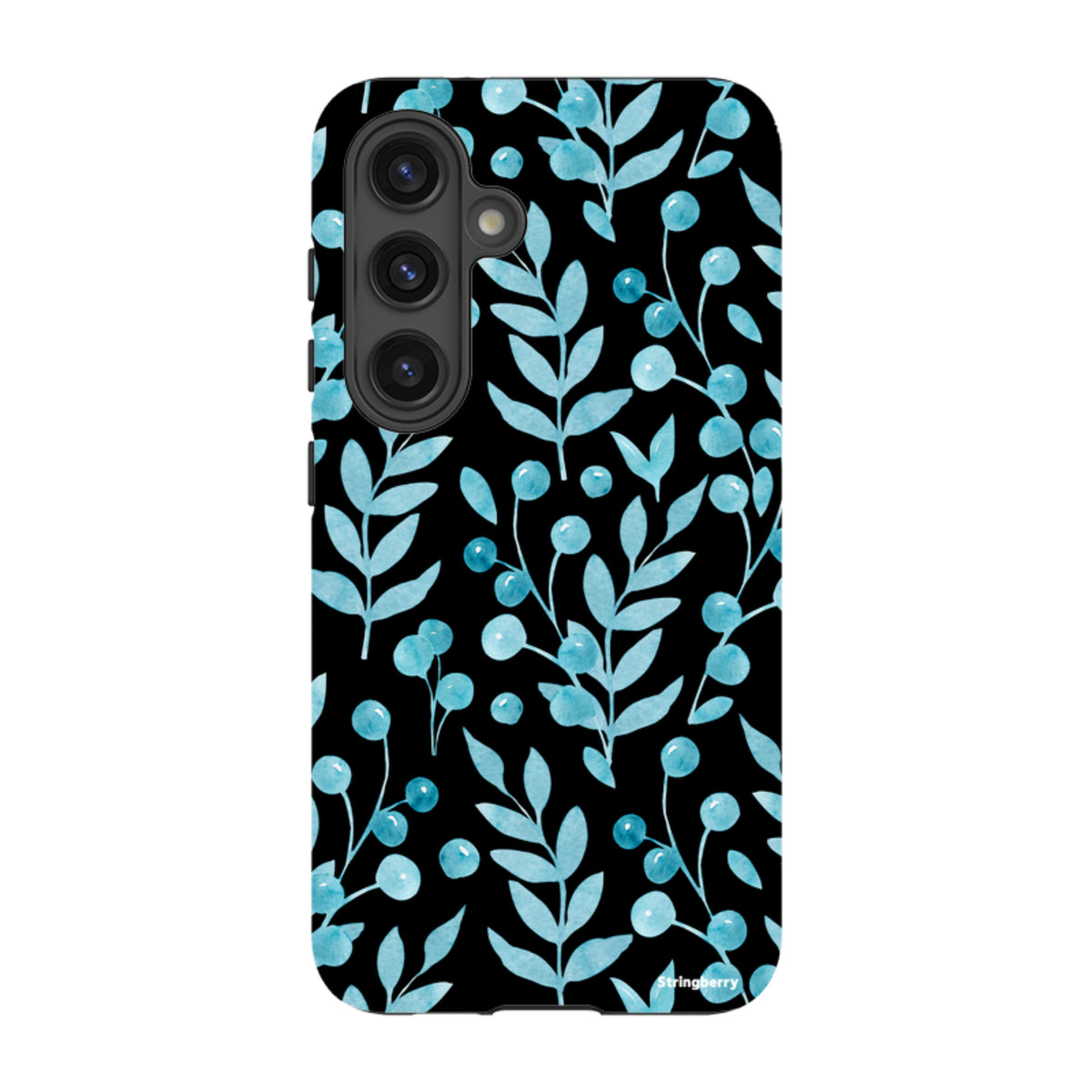 Samsung Tough Case - Blue Xmas Florals