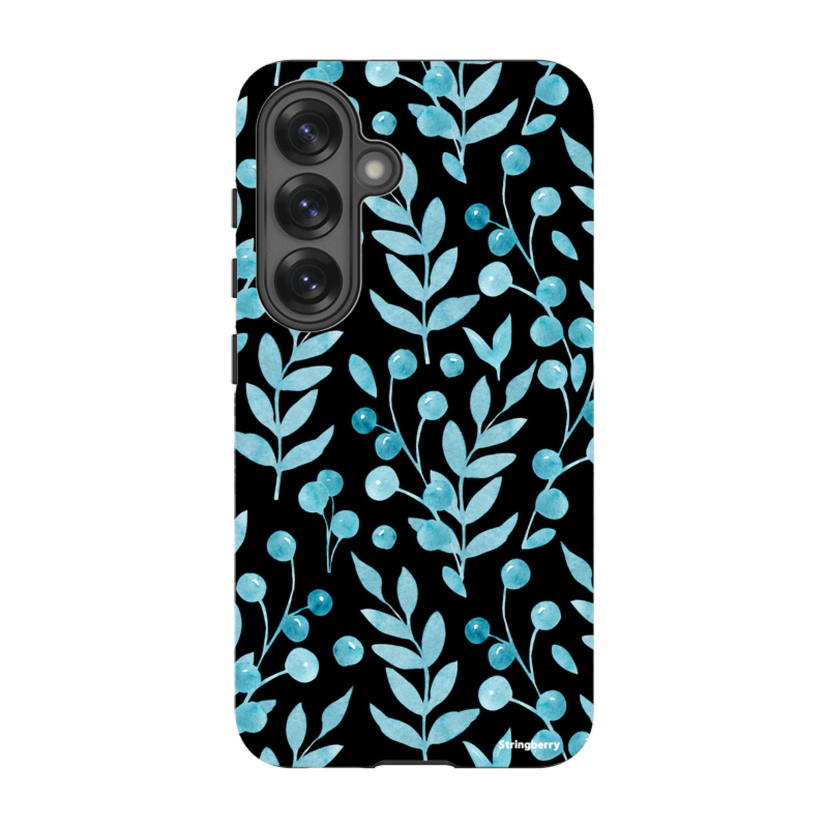 Samsung Tough Case - Blue Xmas Florals