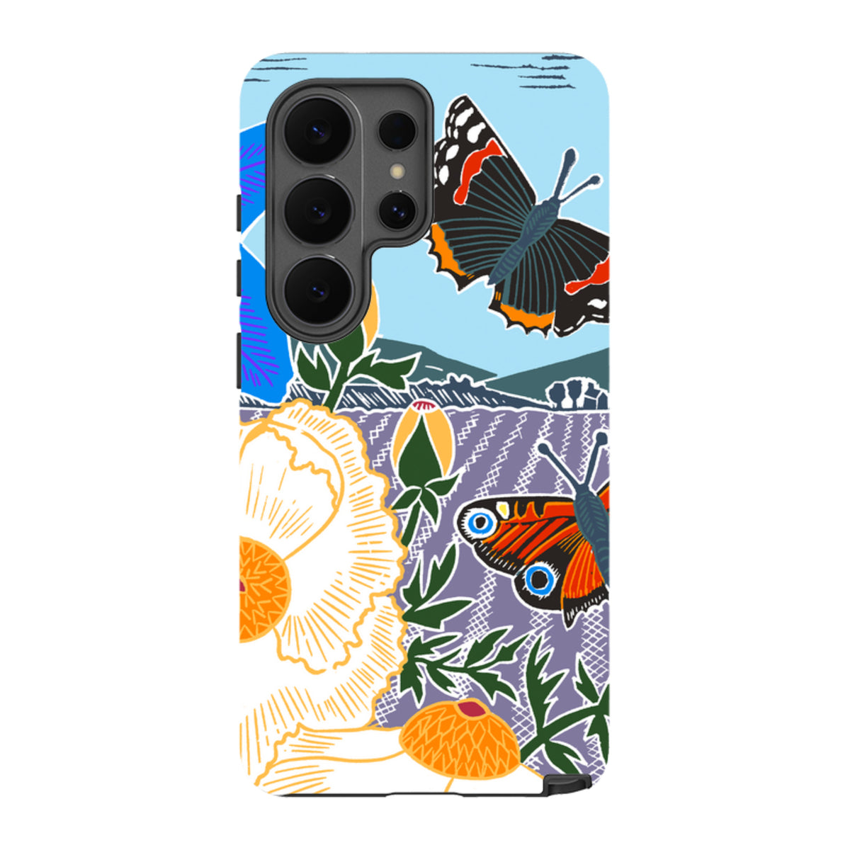 Samsung Tough Case - Bold Butterflies By Kate Heiss