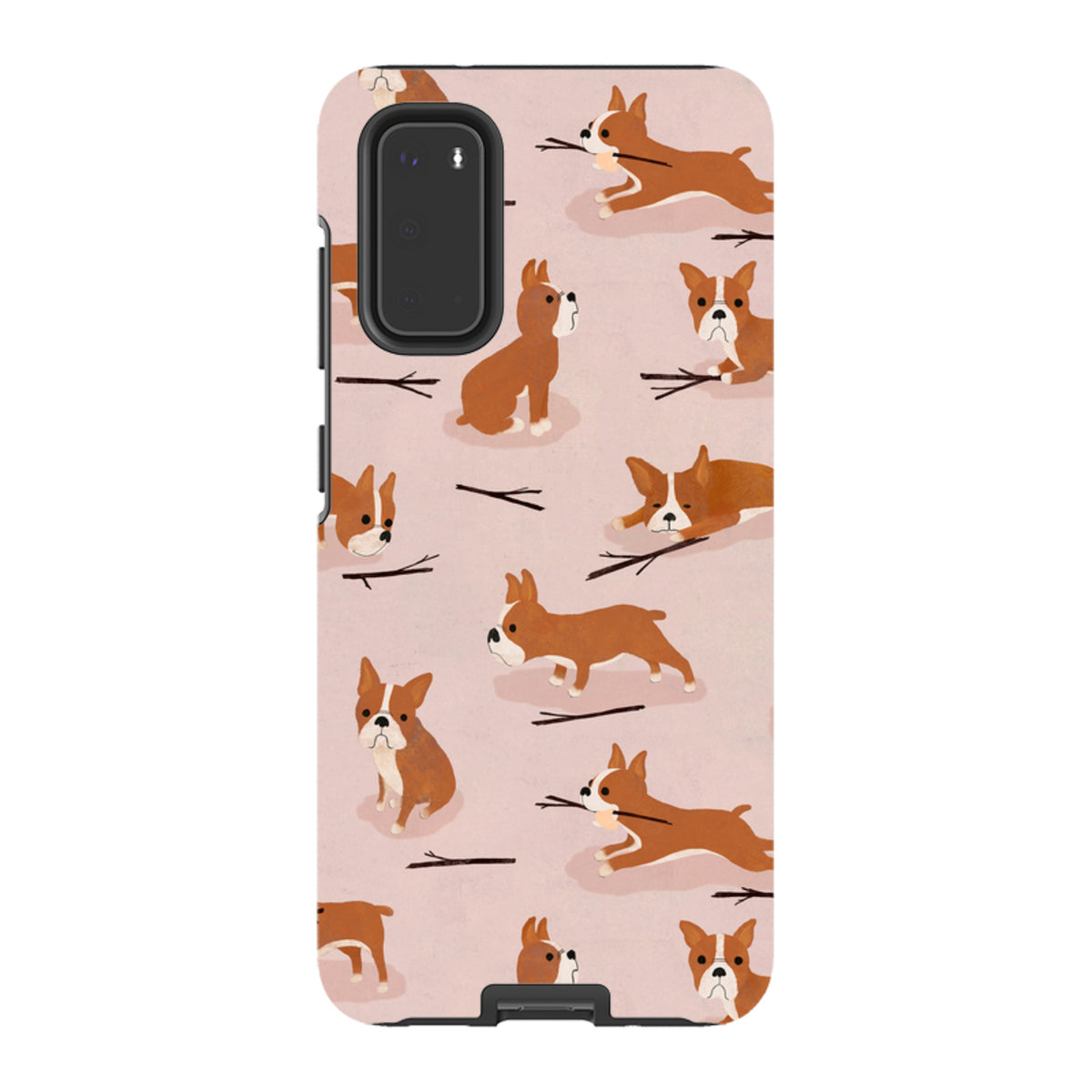 Samsung Tough Case - Boston Terrier By Katherine Quinn