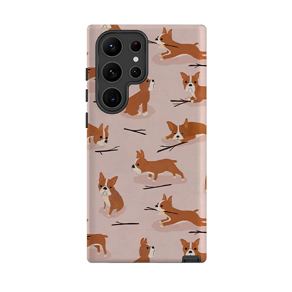 Samsung Tough Case - Boston Terrier By Katherine Quinn