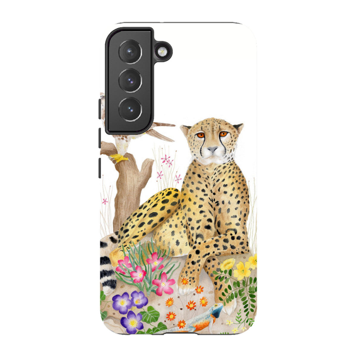 Samsung Tough Case - Botswana Cheetah By Bex Parkin
