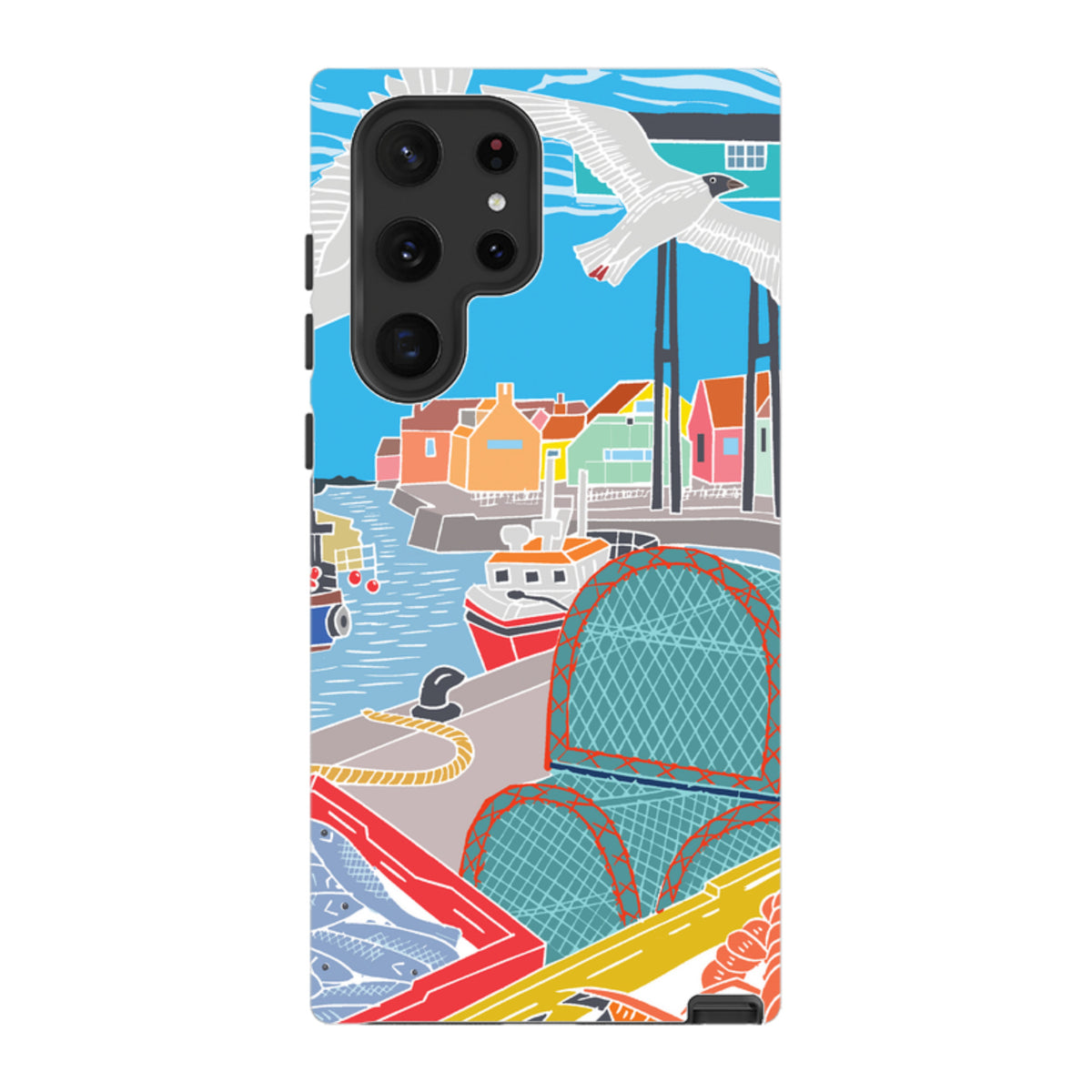 Samsung Tough Case - Bright Houses By Kate Heiss