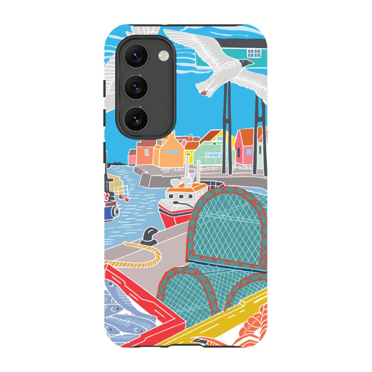 Samsung Tough Case - Bright Houses By Kate Heiss