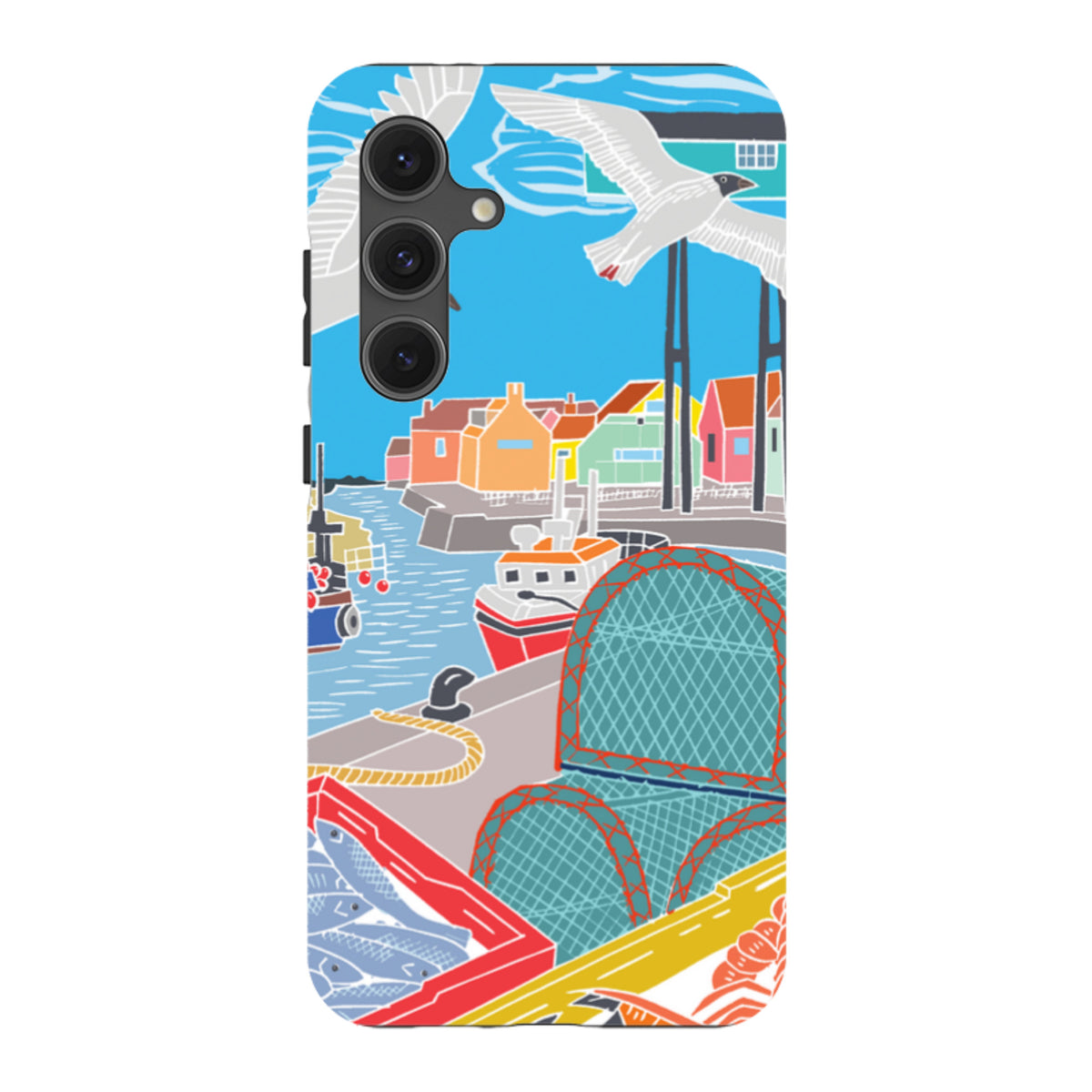 Samsung Tough Case - Bright Houses By Kate Heiss