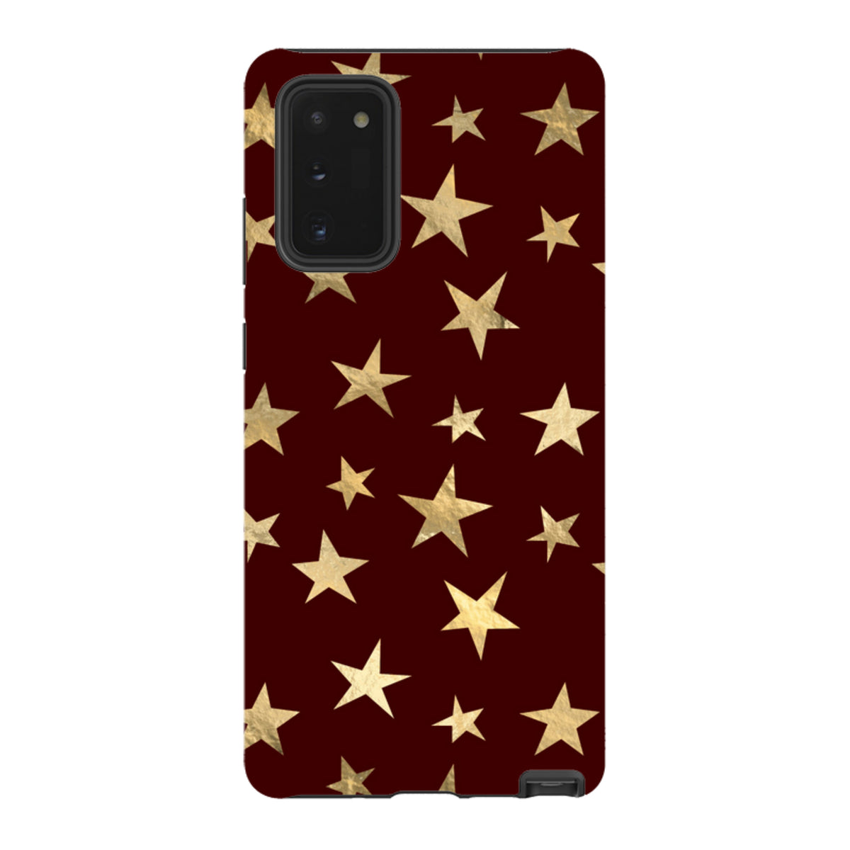 Samsung Tough Case - Brown and Gold Stars