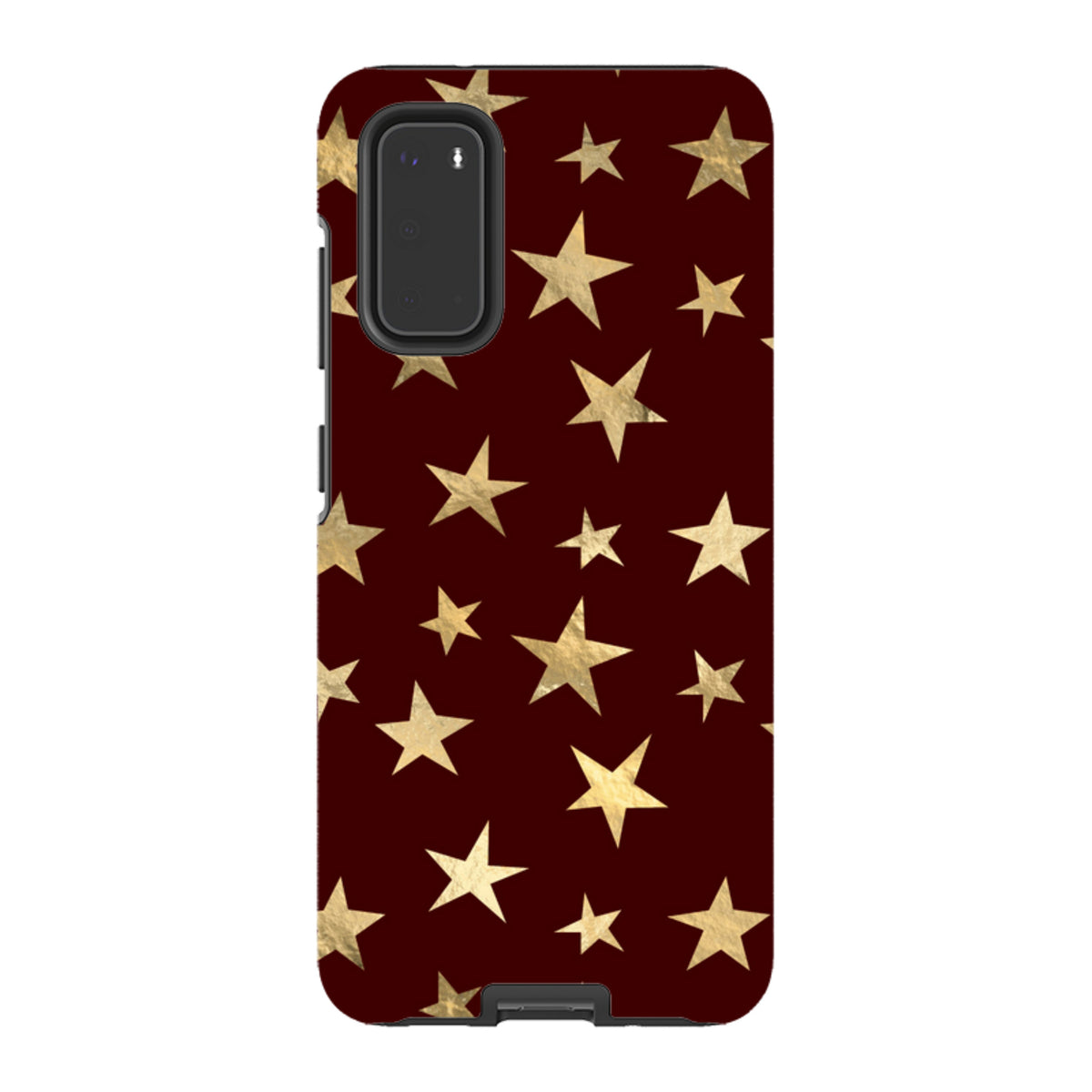 Samsung Tough Case - Brown and Gold Stars