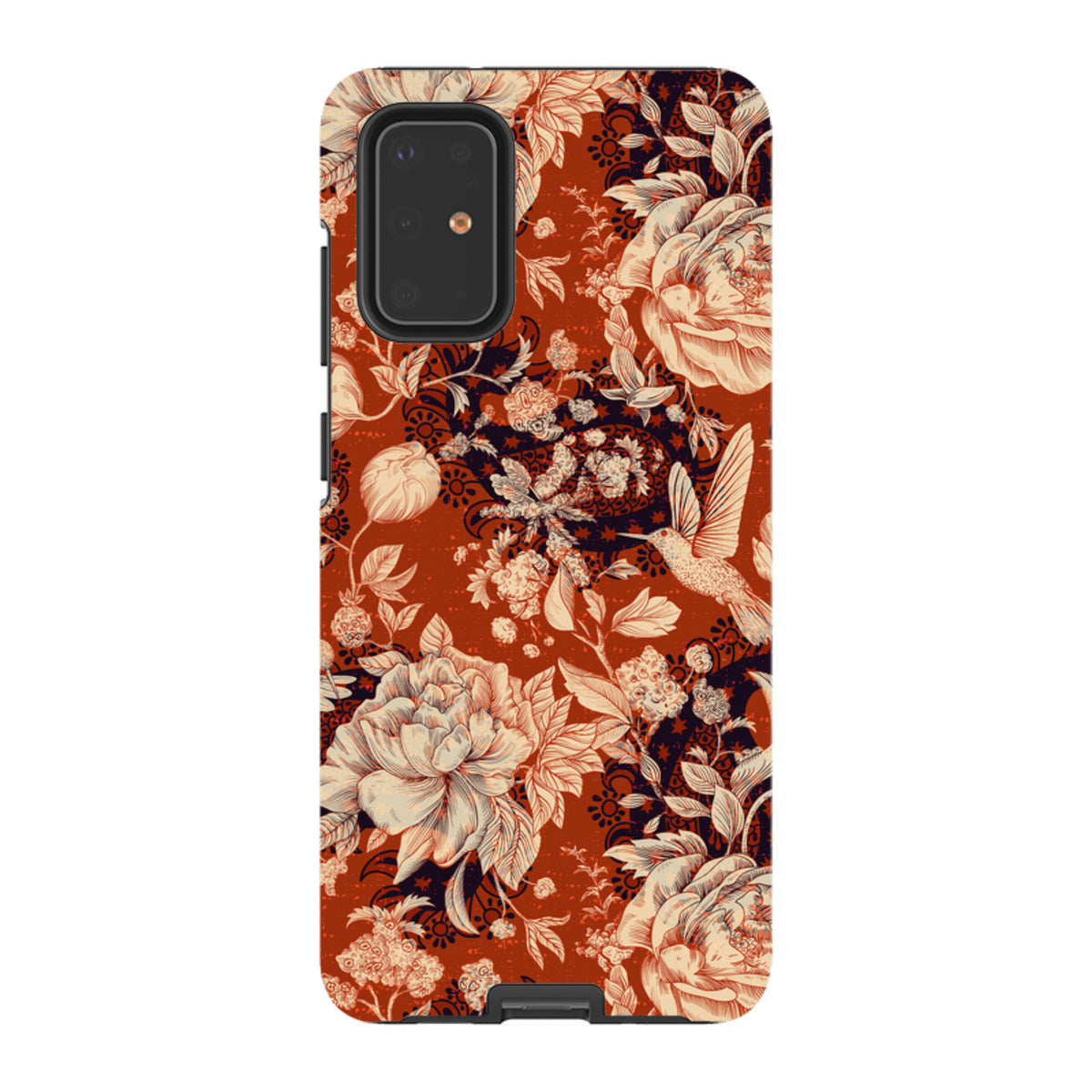 Samsung Tough Case - Brown Peonies