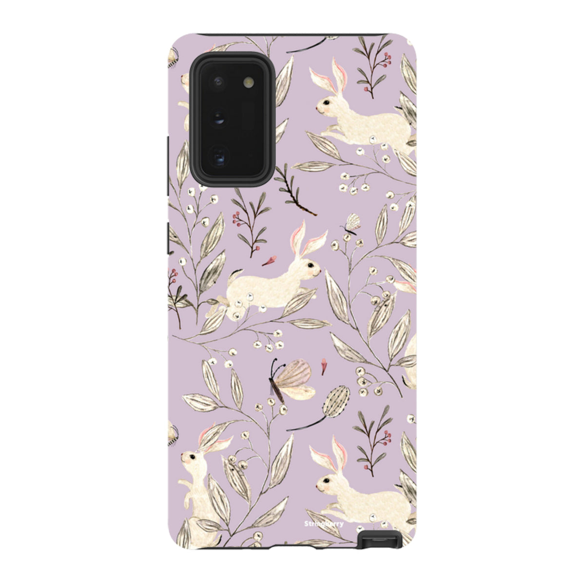 Samsung Tough Case - Bunnies Mauve By Katherine Quinn