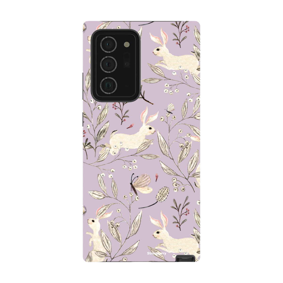 Samsung Tough Case - Bunnies Mauve By Katherine Quinn