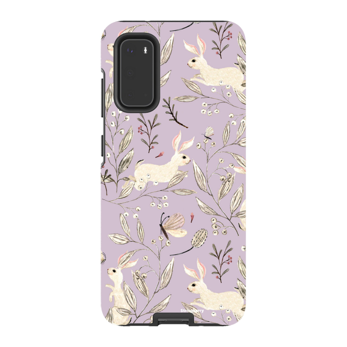 Samsung Tough Case - Bunnies Mauve By Katherine Quinn