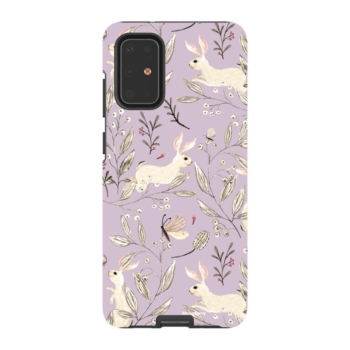 Samsung Tough Case - Bunnies Mauve By Katherine Quinn