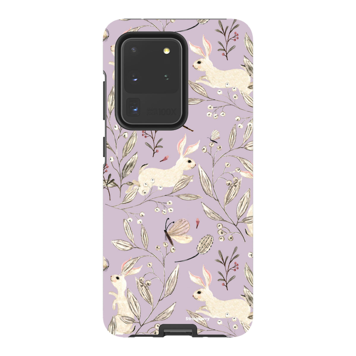 Samsung Tough Case - Bunnies Mauve By Katherine Quinn