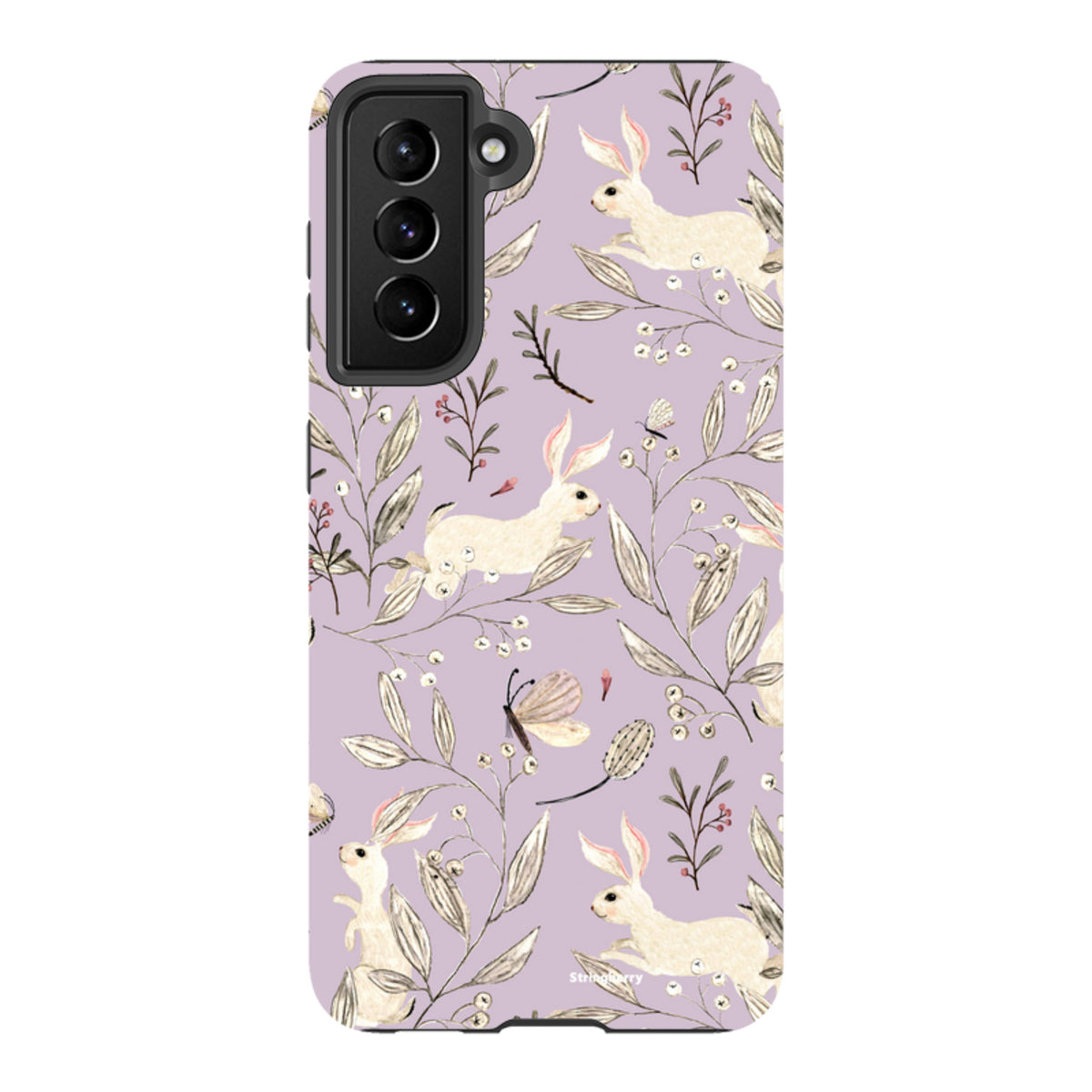 Samsung Tough Case - Bunnies Mauve By Katherine Quinn