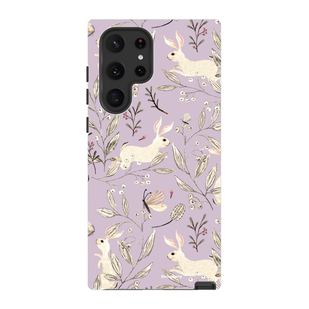 Samsung Tough Case - Bunnies Mauve By Katherine Quinn