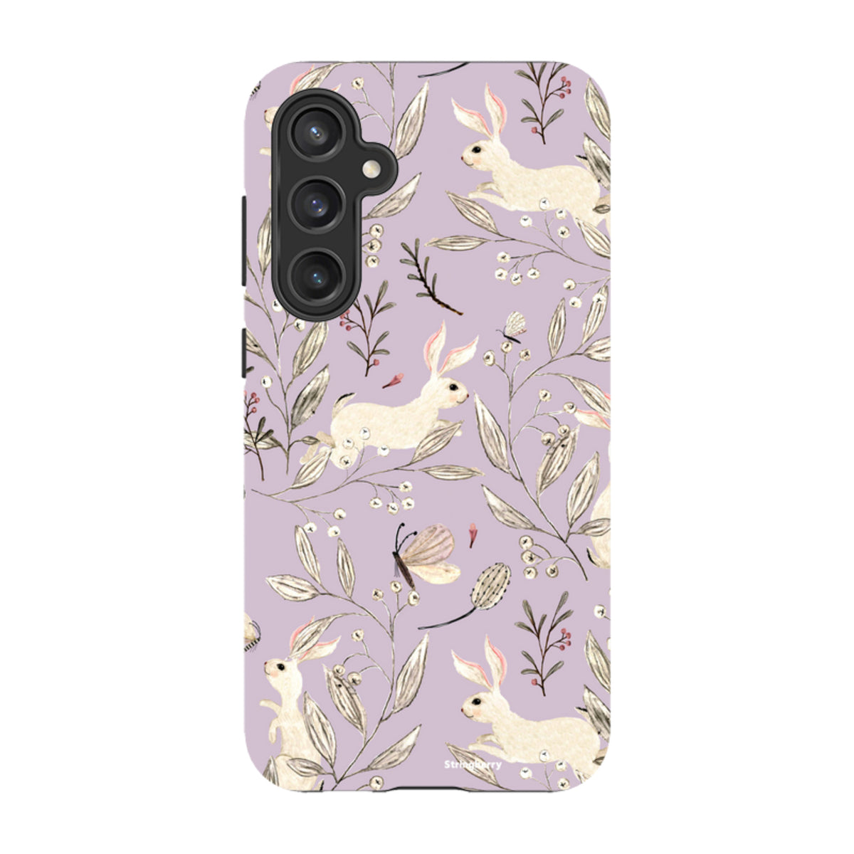 Samsung Tough Case - Bunnies Mauve By Katherine Quinn