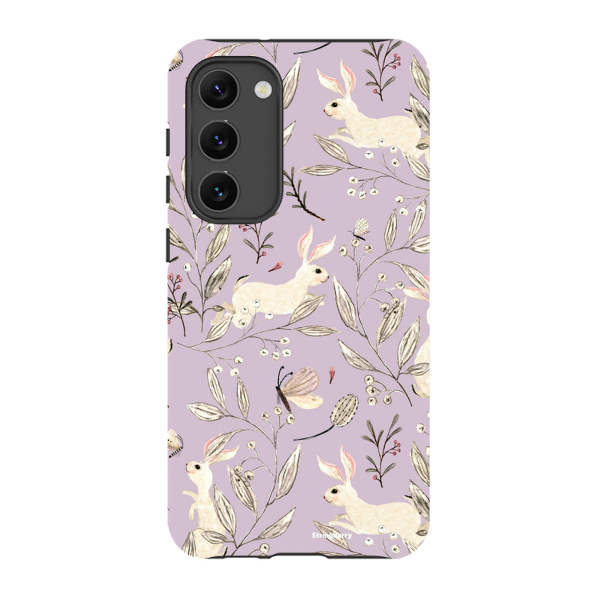 Samsung Tough Case - Bunnies Mauve By Katherine Quinn