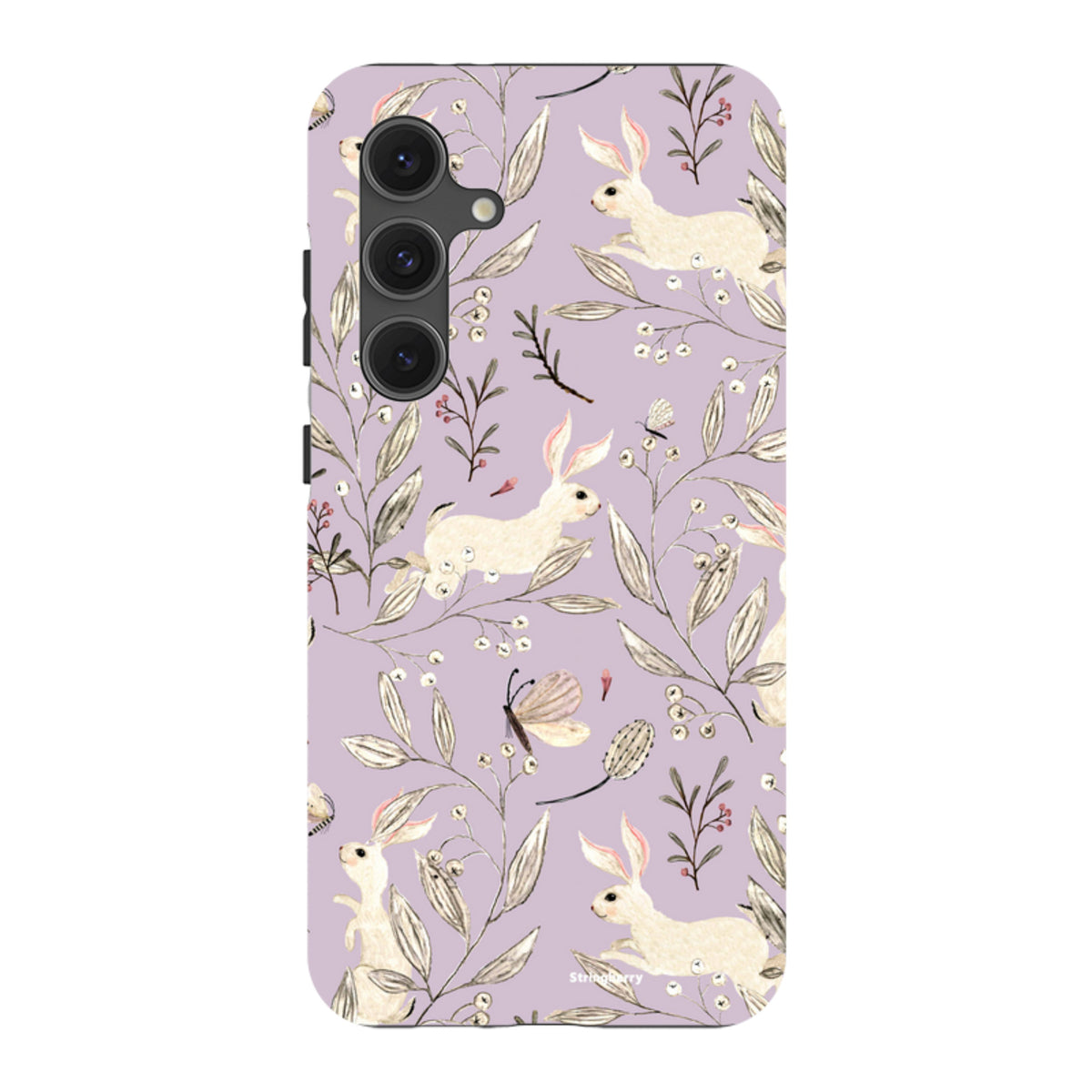 Samsung Tough Case - Bunnies Mauve By Katherine Quinn