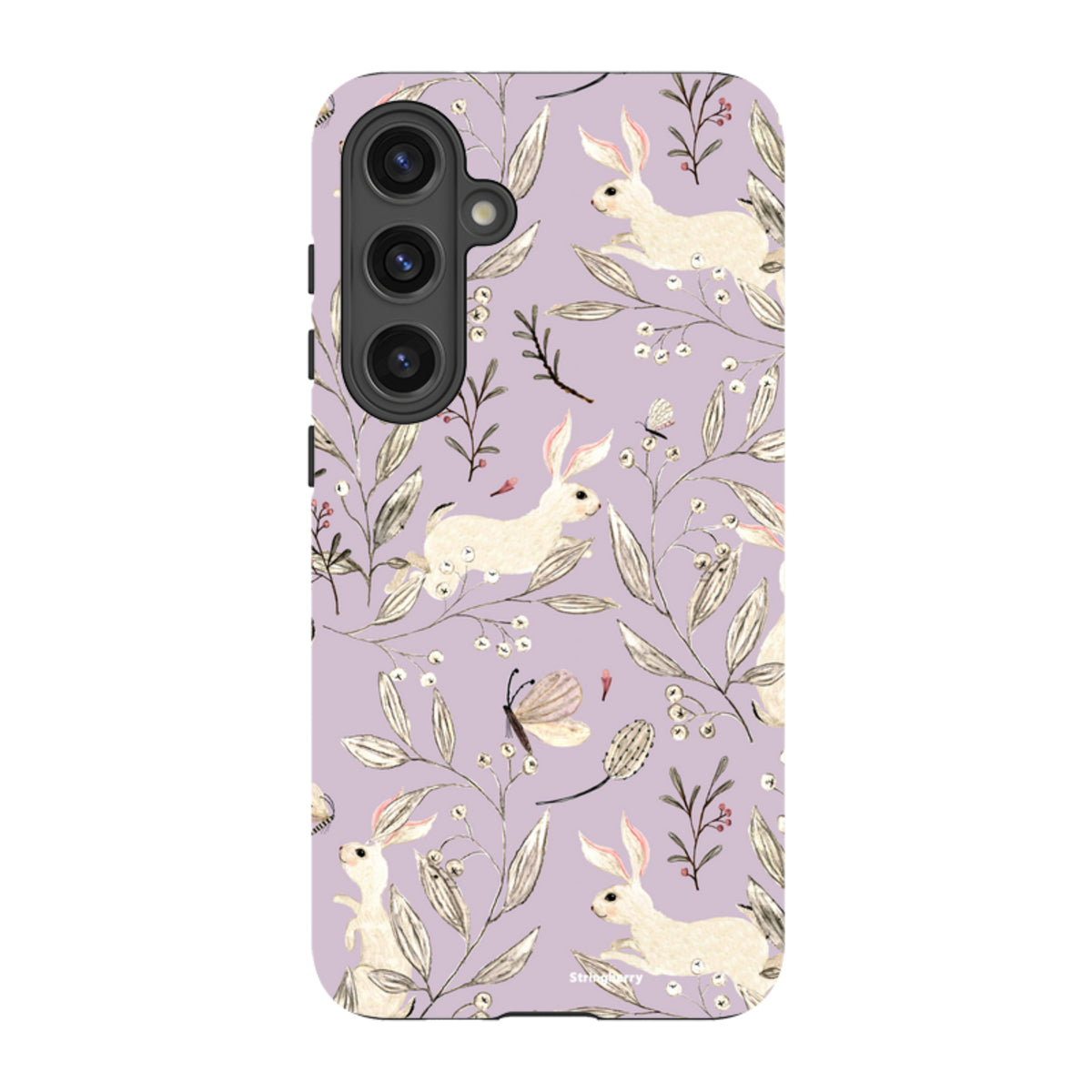 Samsung Tough Case - Bunnies Mauve By Katherine Quinn