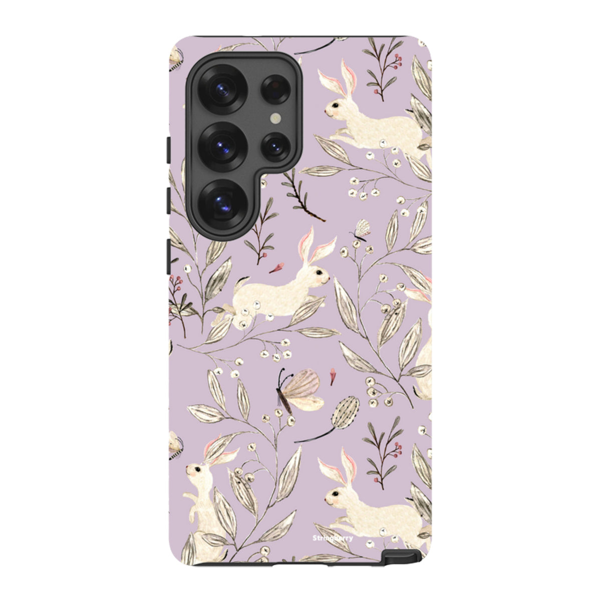 Samsung Tough Case - Bunnies Mauve By Katherine Quinn