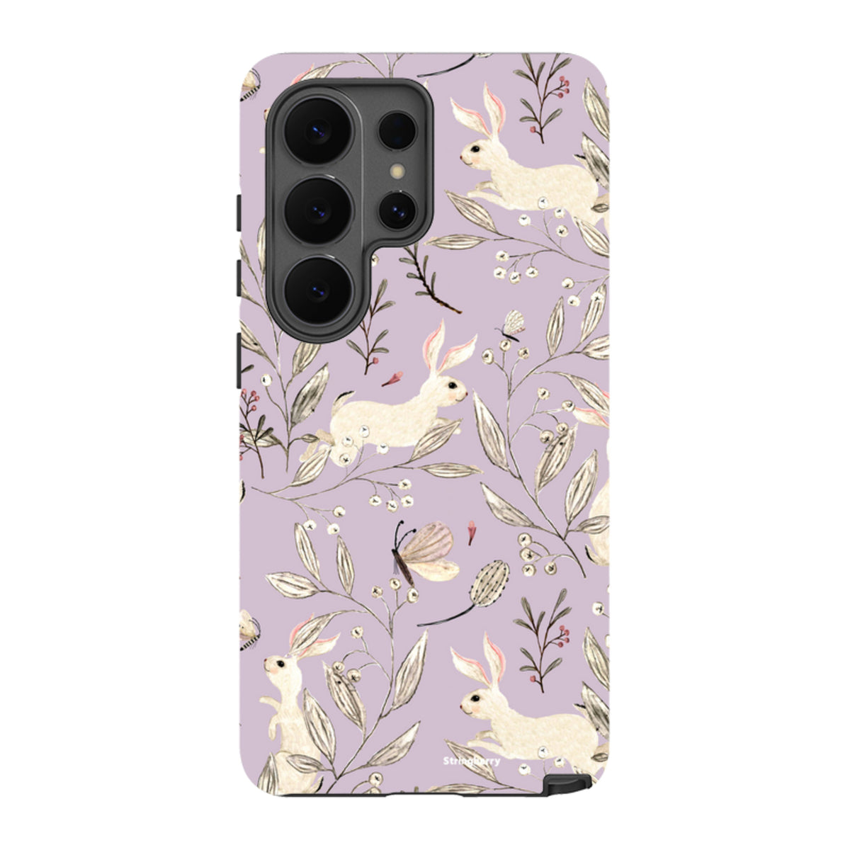 Samsung Tough Case - Bunnies Mauve By Katherine Quinn