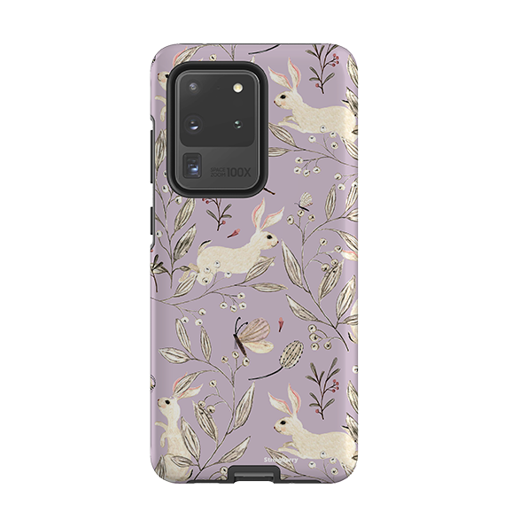 Samsung Tough Case - Bunnies Mauve By Katherine Quinn