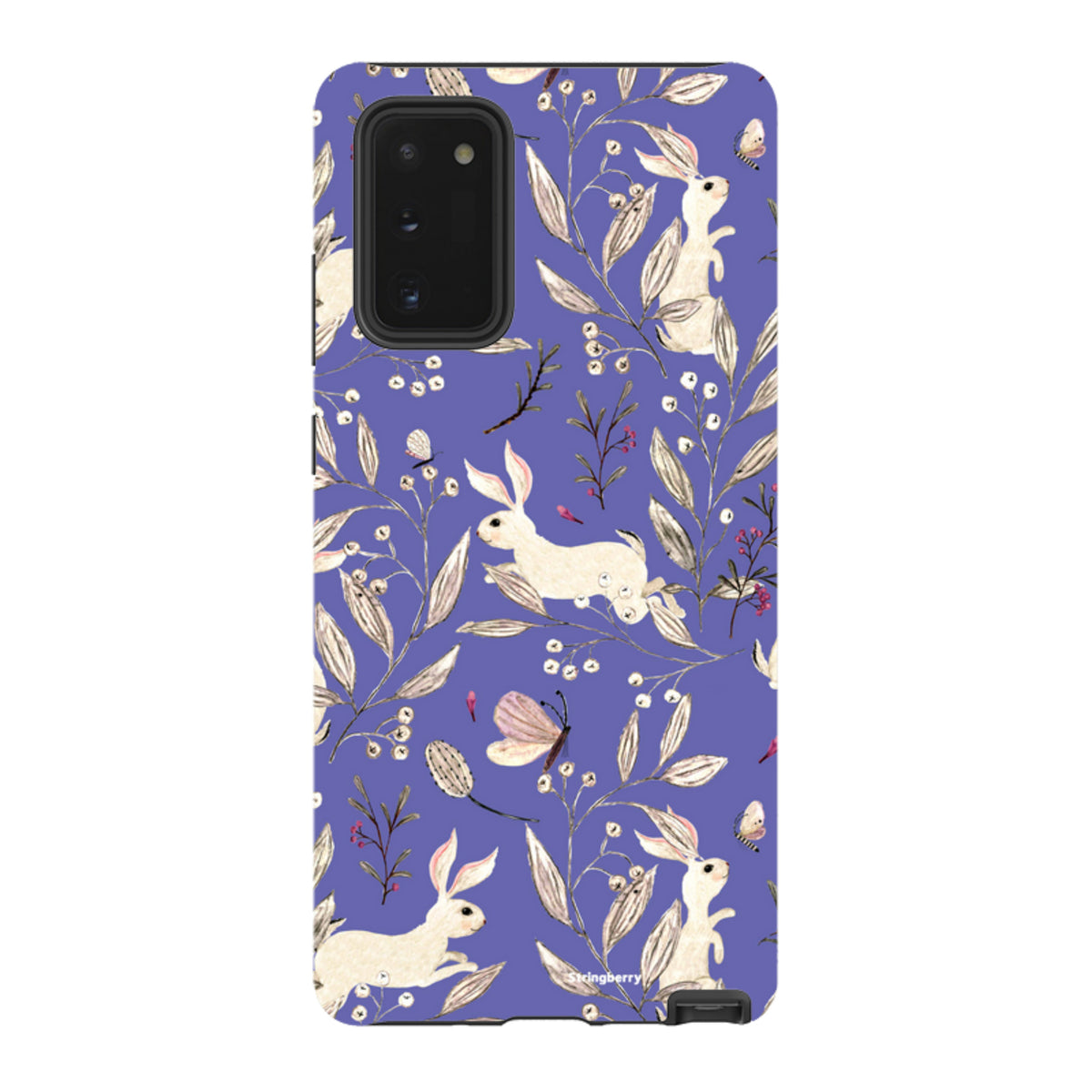 Samsung Tough Case - Bunnies Periwinkle By Katherine Quinn