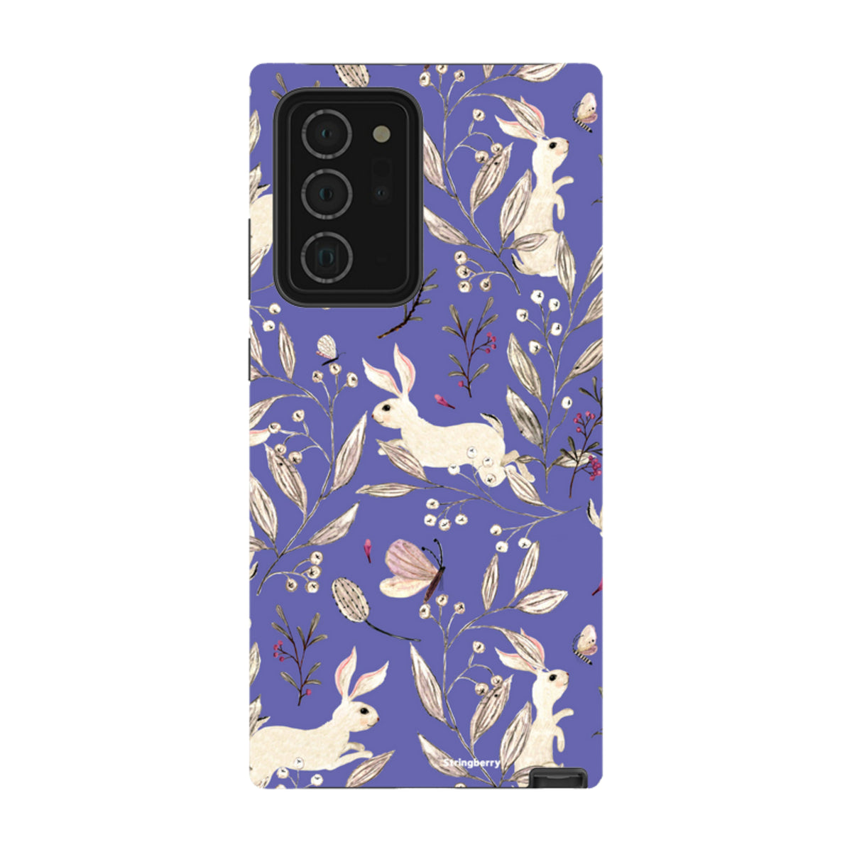 Samsung Tough Case - Bunnies Periwinkle By Katherine Quinn