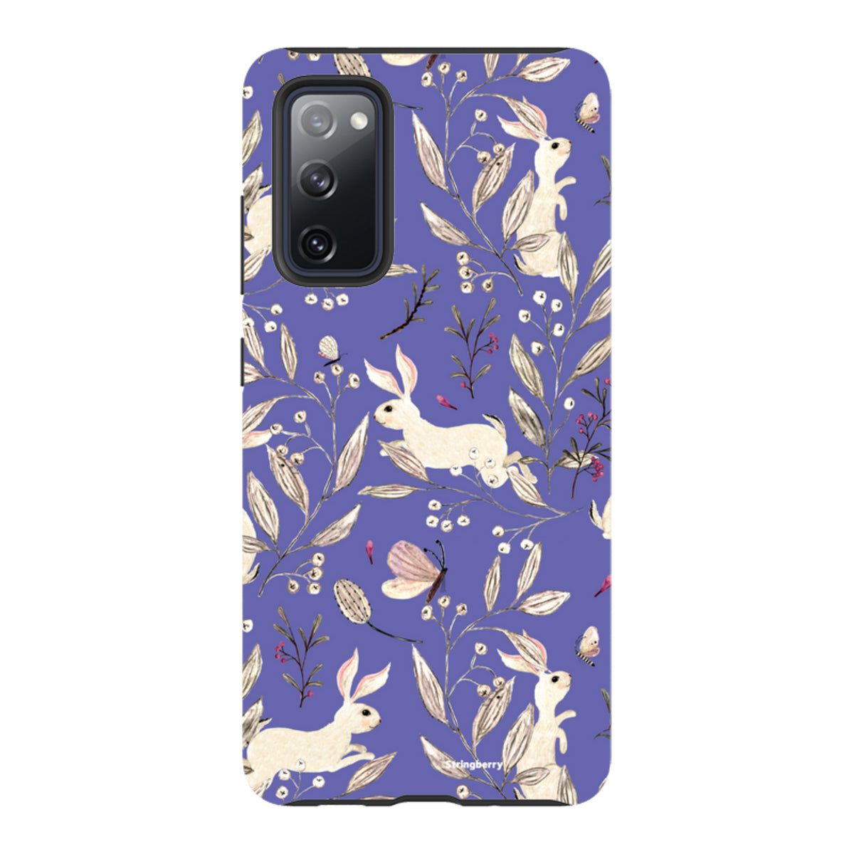 Samsung Tough Case - Bunnies Periwinkle By Katherine Quinn