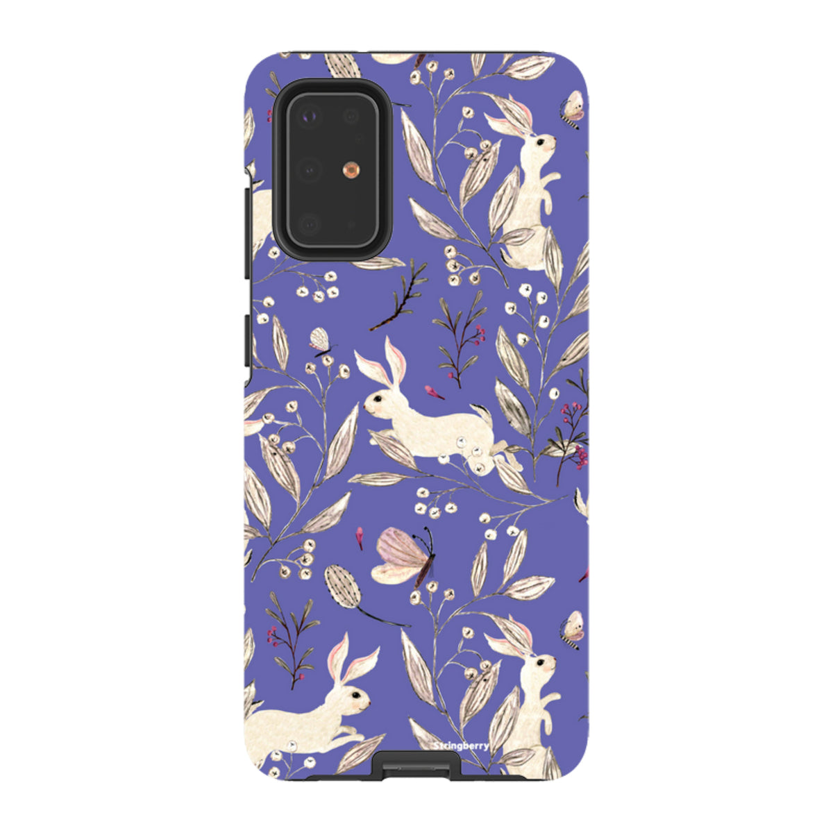 Samsung Tough Case - Bunnies Periwinkle By Katherine Quinn