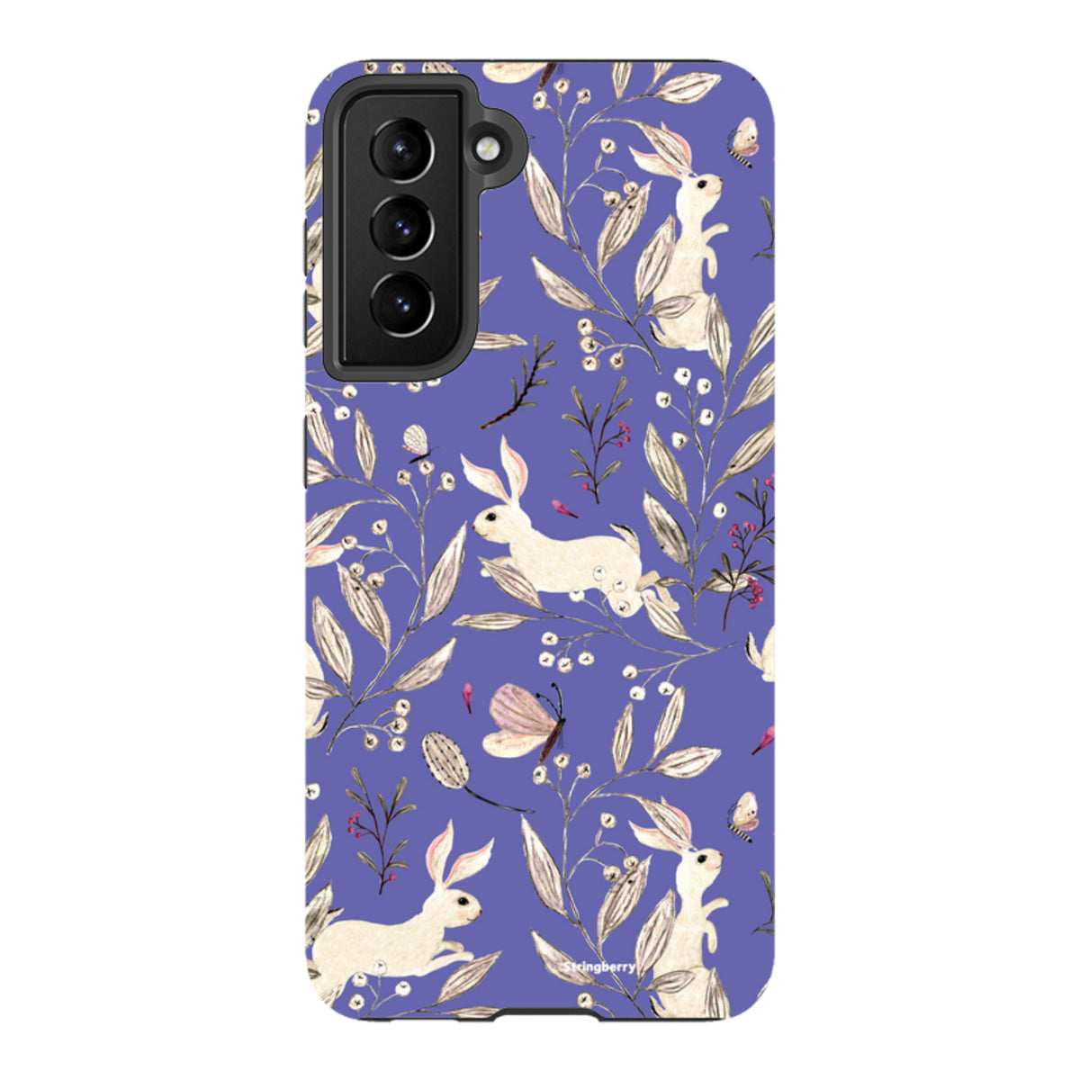 Samsung Tough Case - Bunnies Periwinkle By Katherine Quinn