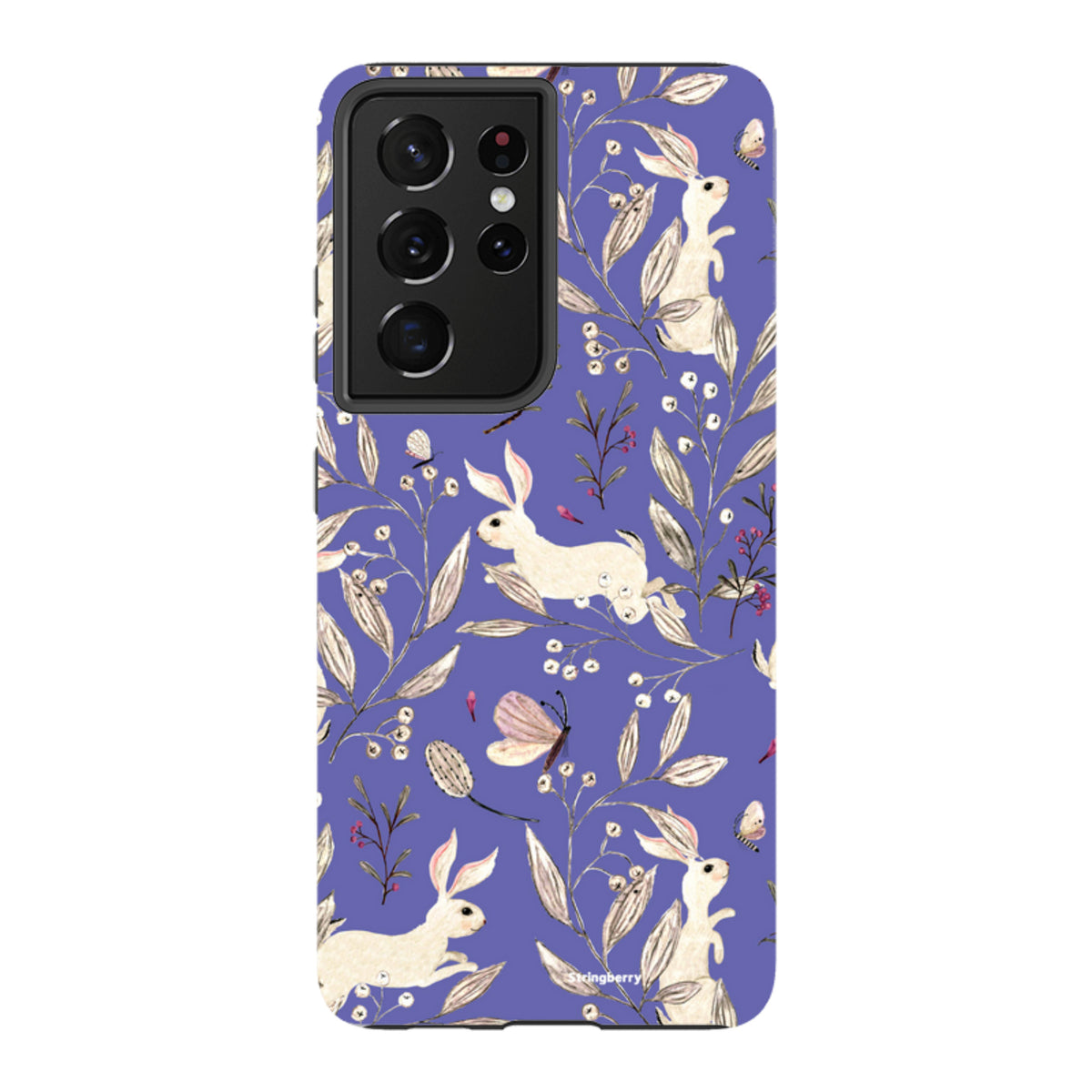 Samsung Tough Case - Bunnies Periwinkle By Katherine Quinn