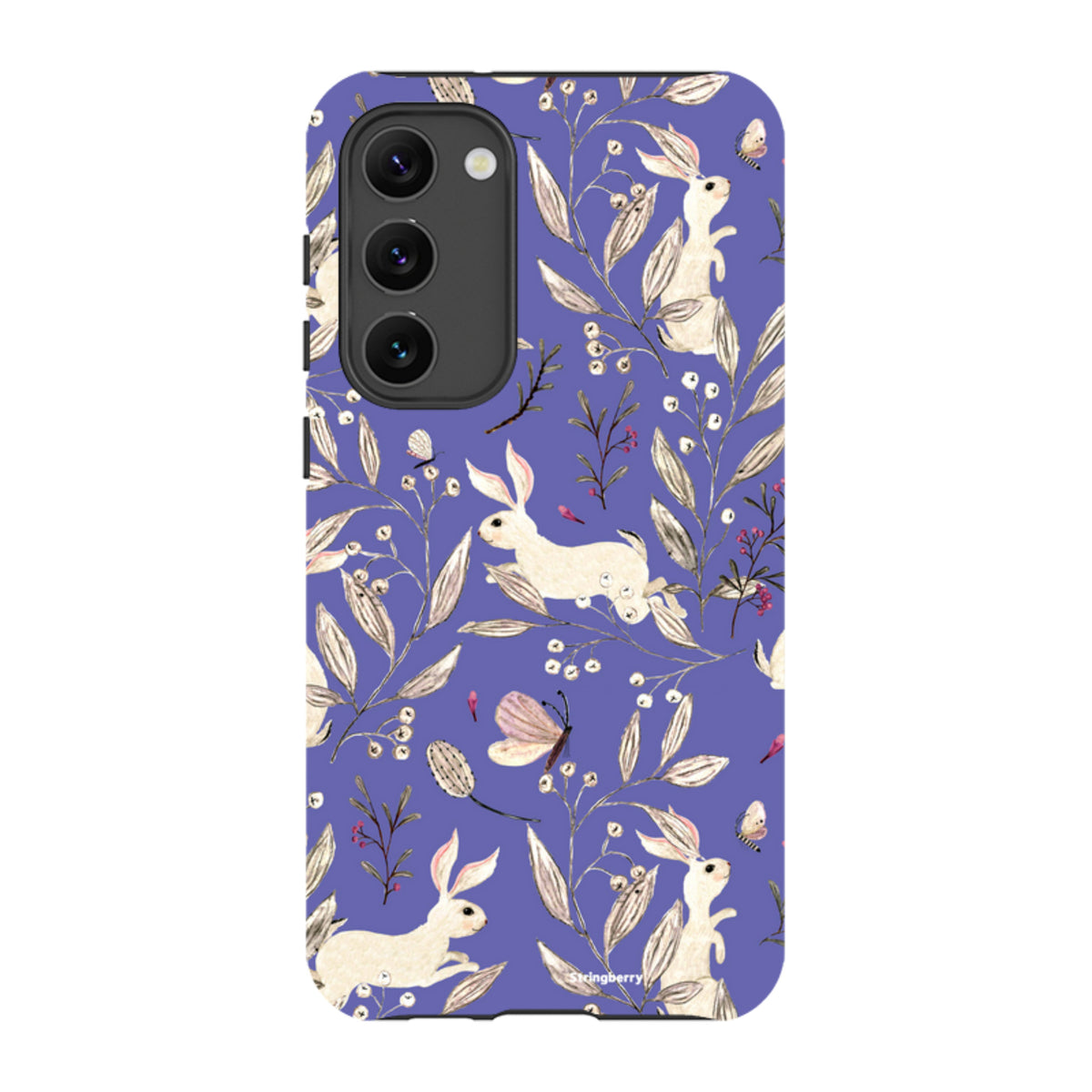 Samsung Tough Case - Bunnies Periwinkle By Katherine Quinn