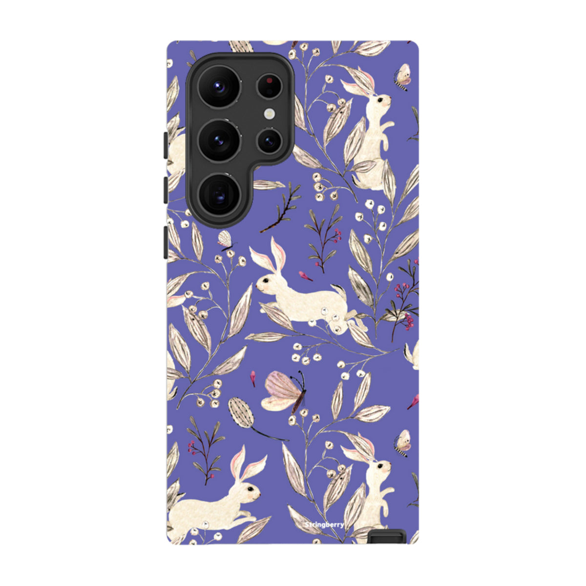 Samsung Tough Case - Bunnies Periwinkle By Katherine Quinn
