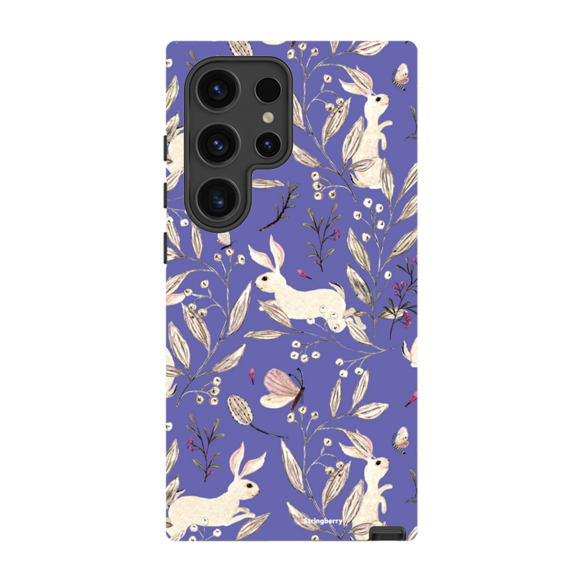 Samsung Tough Case - Bunnies Periwinkle By Katherine Quinn