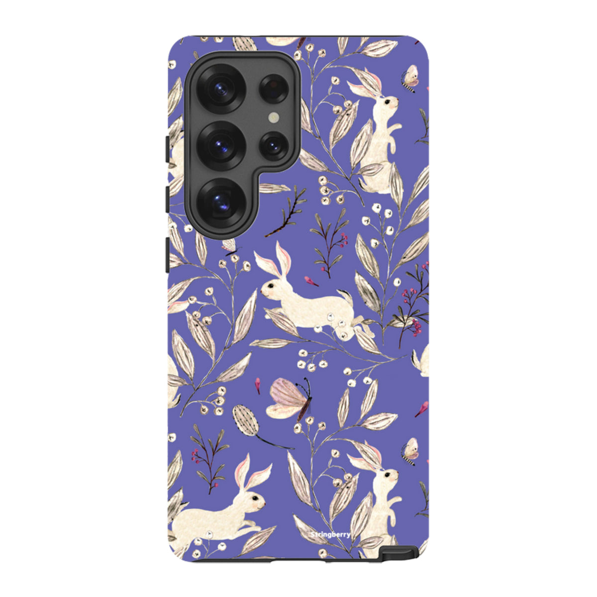 Samsung Tough Case - Bunnies Periwinkle By Katherine Quinn