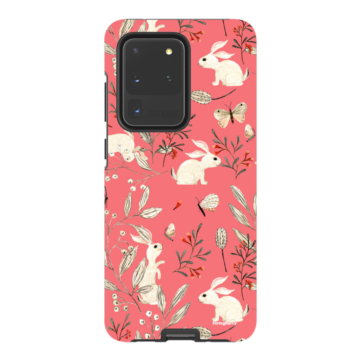 Samsung Tough Case - Bunnies Raspberries By Katherine Quinn