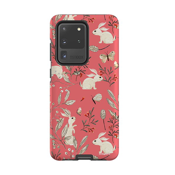 Samsung Tough Case - Bunnies Raspberries By Katherine Quinn