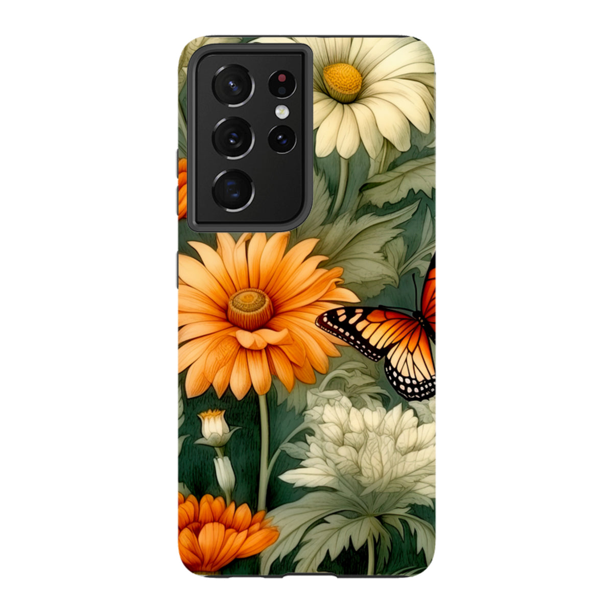 Samsung Tough Case - Butterfly Daisies IV