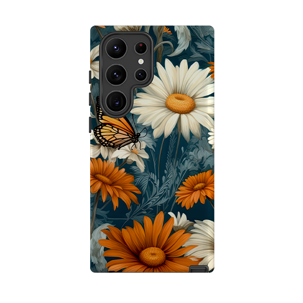 Samsung Tough Case - Butterfly Daisies