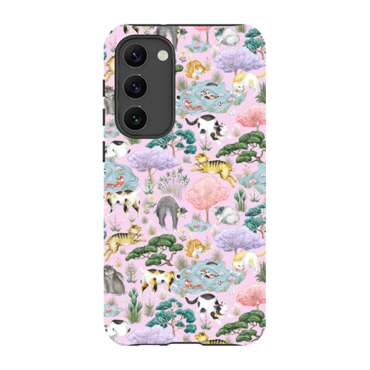 Samsung Tough  Case - Cat Garden By Catherine Rowe