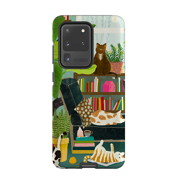 Samsung Tough Case - Cat Library By Katherine Quinn
